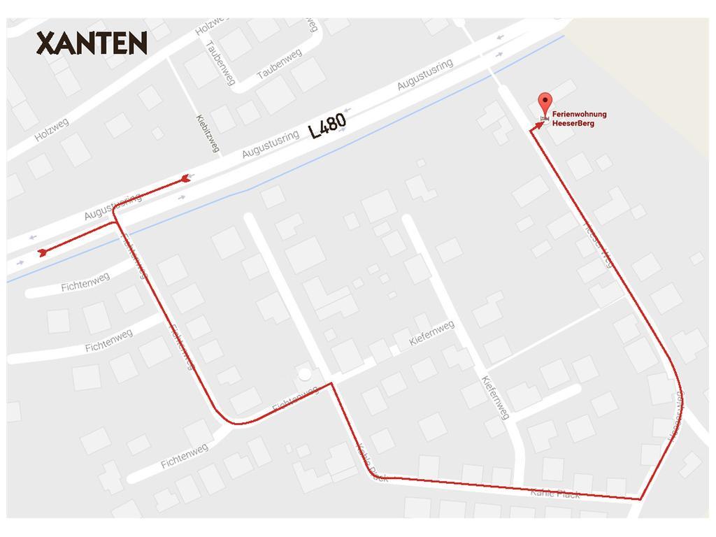 Ferienwohnung Heeserberg 克桑滕 外观 照片